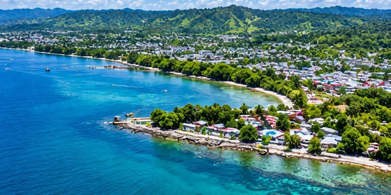 Honiara coastline, Solomon Islands